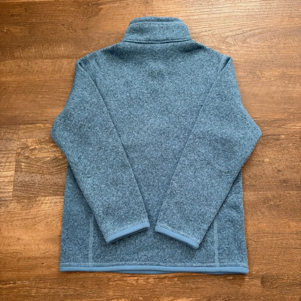 Patagonia Kids' Better Sweater 1/4-Zip Fleece Pullover in Barnacle Blue